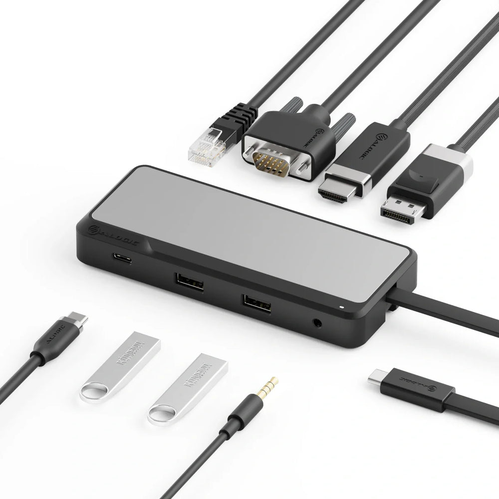 Alogic Fusion Pro Nexus Dockingstation USB-C Space Gray and Black