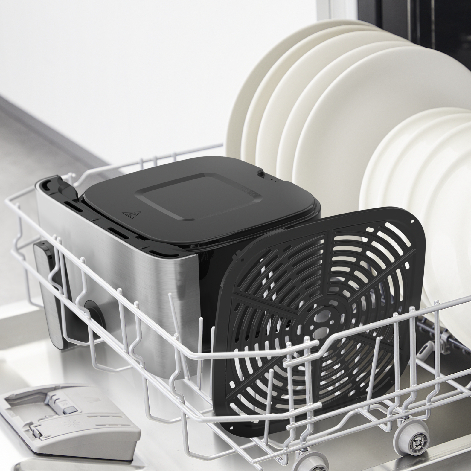 TEFAL Easy Fry Mega EY855D10 Heißluftfritteuse 7,5 l 2020 W Schwarz