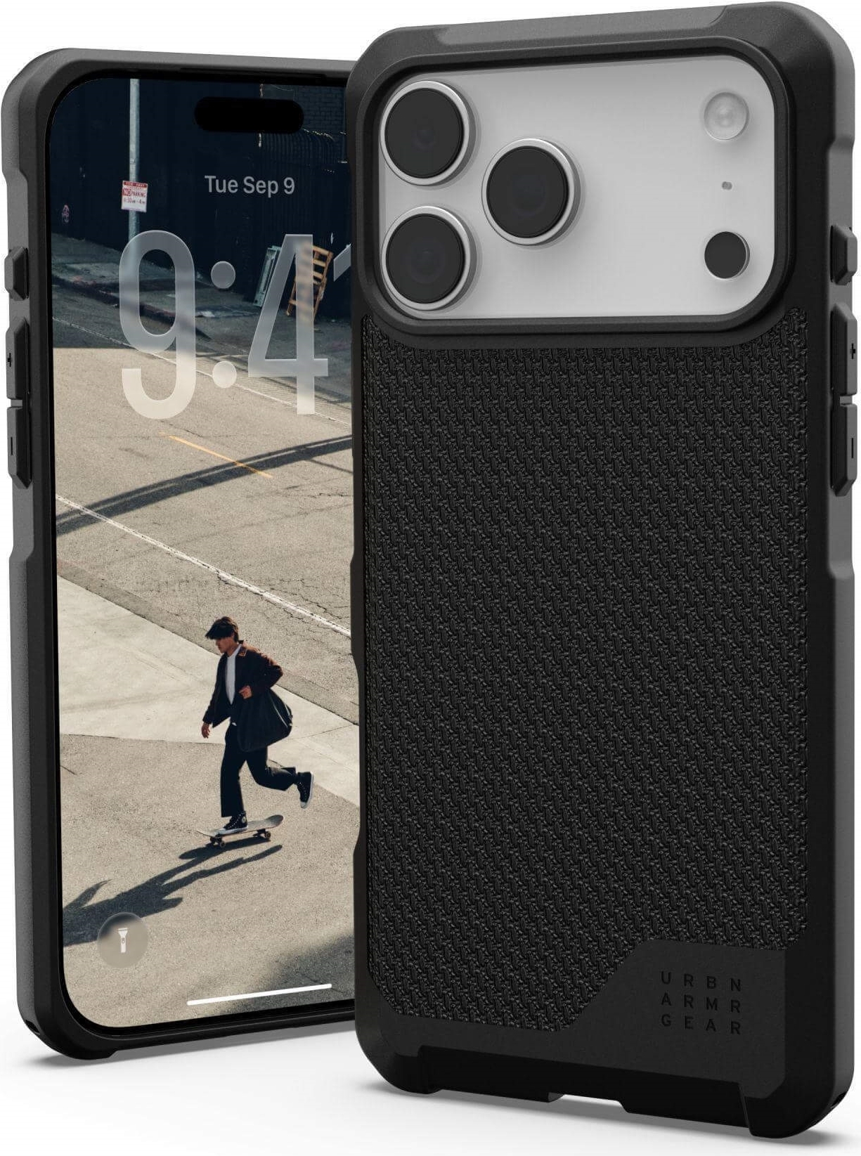 UAG Urban Armor Gear Metropolis LT MagSafe Case | Apple iPhone 17 Pro Max | kevlar schwarz | 114518113940 (114518113940)