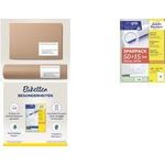 Avery-Zweckform 4780-65 Universal-Etiketten 48.5 x 25.4 mm Papier Weiß 65 Blatt Permanent haftend Tintenstrahldrucker, Laserdrucker, Farblaserdrucker, (4780-65)