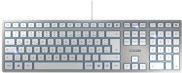 CHERRY - Tastatur - USB - USA - Tastenschalter: CHERRY SX - Silber