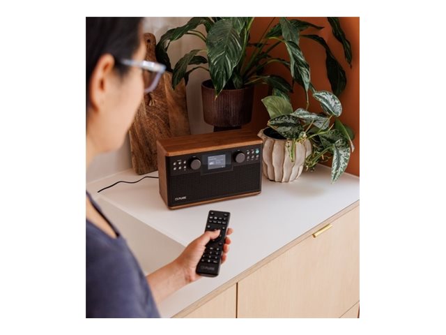 Pure Acoustics Classic H6 DAB+/FM Internet-Radio 30W Braun/Walnuss