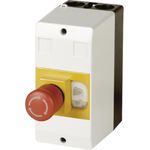 Eaton Leergehäuse Aufbau, mit NOT-Aus-Schalter (L x B x H) 158 x 80 x 177 mm CI-PKZ01-PVT 1 St. (281406)