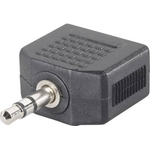 SpeaKa Professional SP-7870244 Kabelschnittstellen-/Gender-Adapter 3.5 mm 2 x 3.5 mm Schwarz (SP-7870244)