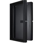Lanview 19" 20U W=600mm D=150mm H=986mm DOUBLE SECTION BLACK (RWMD20UBL)