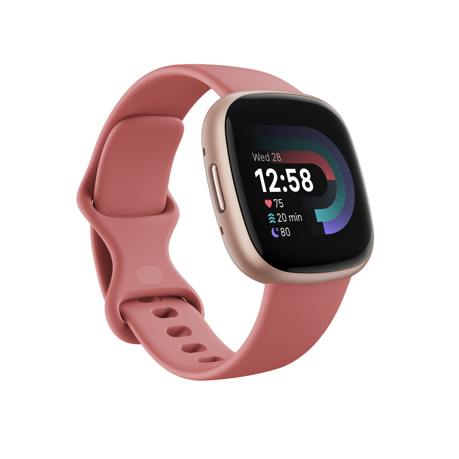 Fitbit Versa 4 GPS Bluetooth 5.0 NFC Aluminium 40,5 mm Kupferrosé