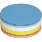 Maul Moderationskarten 6394799 Kreis Ø 13,5 cm Weiß, Gelb, Orange, Rot, Grün, Blau, 250St (6394799)