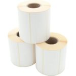 ARTDEV Etikettenrolle - Thermodirekt, 100 x 50mm, D105mm, Kern 40, 930 Etiketten/Rolle, permanent, ... (EDP 100-050 K40 D105 PF)