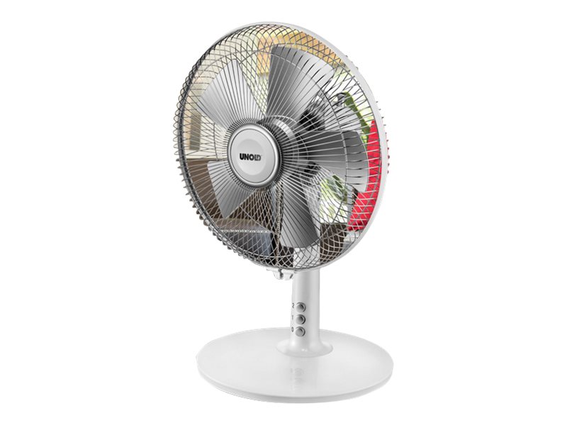 UNOLD Silverline 86810 Tischventilator 25 W Silber/Weiß