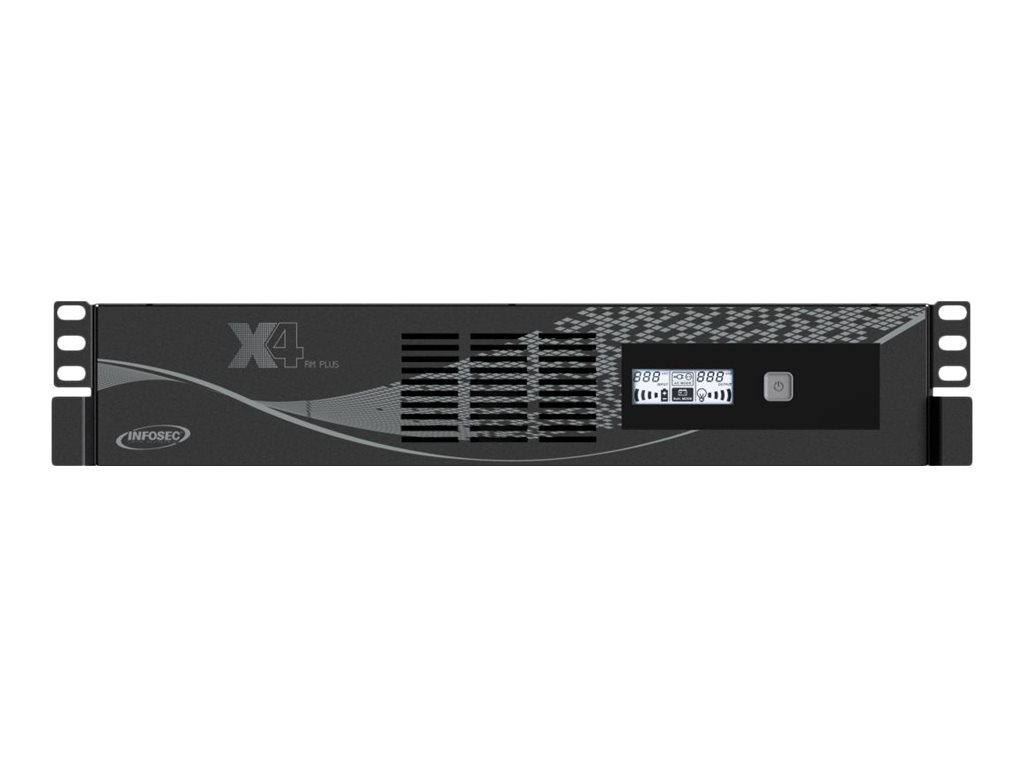 Infosec X4 RM Plus 800 USV 480 W / 800 VA Line-Interactive 19" Rack Schwarz
