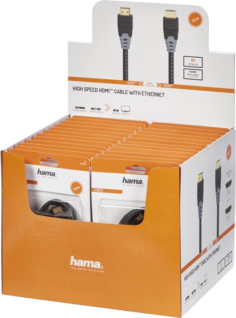 Hama 00205445 HDMI-Kabel 1,5 m HDMI Typ A (Standard) Schwarz (00205445)