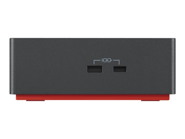 Lenovo ThinkPad Universal Thunderbolt 4 Dock - Thunderbolt 4 - HDMI, 2x DP, 1GbE, 135 W Schwarz, Rot