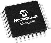 Microchip Technology ATMEGA48V-10AU Embedded-Mikrocontroller TQFP-32 (7x7) 8-Bit 10 MHz Anzahl I/O 23 (ATMEGA48V-10AU)
