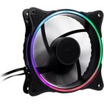 Inter-Tech 888860272 Computer Kühlkomponente Universal Ventilator 12 cm Schwarz 1 Stück(e) (888860272)