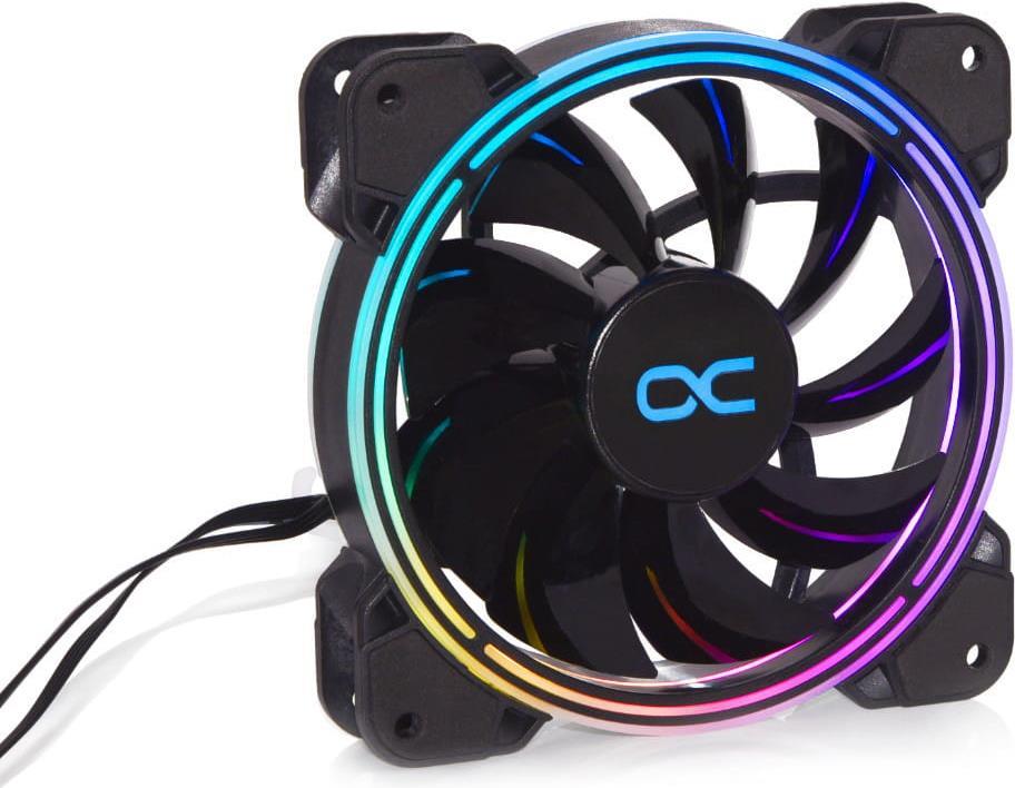 Alphacool Eiszyklon Aurora LUX PRO 2 Digital RGB Computergehäuse Ventilator 12 cm Schwarz (24808)