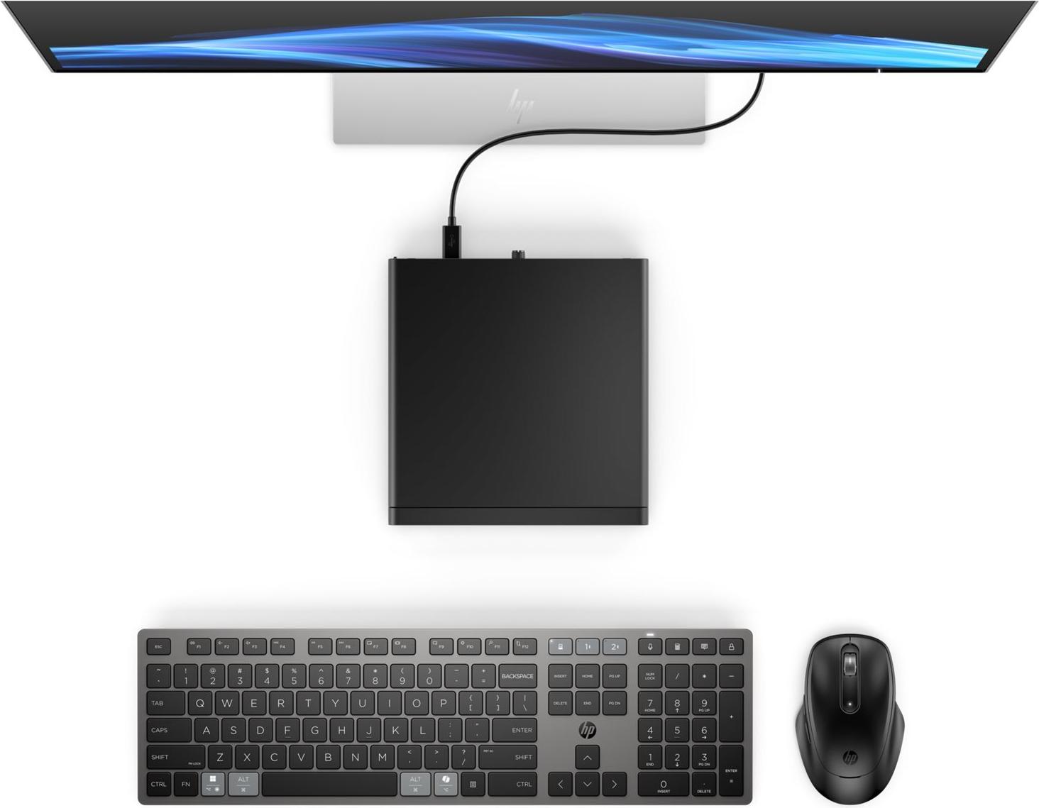 HP EliteDesk 8 G1a Next Gen AI Mini Ryzen AI 5 340 32 GB RAM 512 GB SSD Tiefschwarz