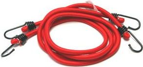 IWH Gepäckspanner, Länge: 800 mm, rot Material: Gummi / PP, Gummidurchmesser: 8 mm, - 1 Stück (079401)