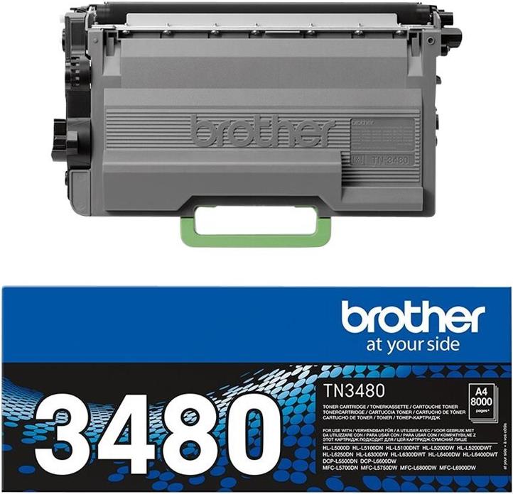 Brother TN3480 Tonerpatrone Schwarz
