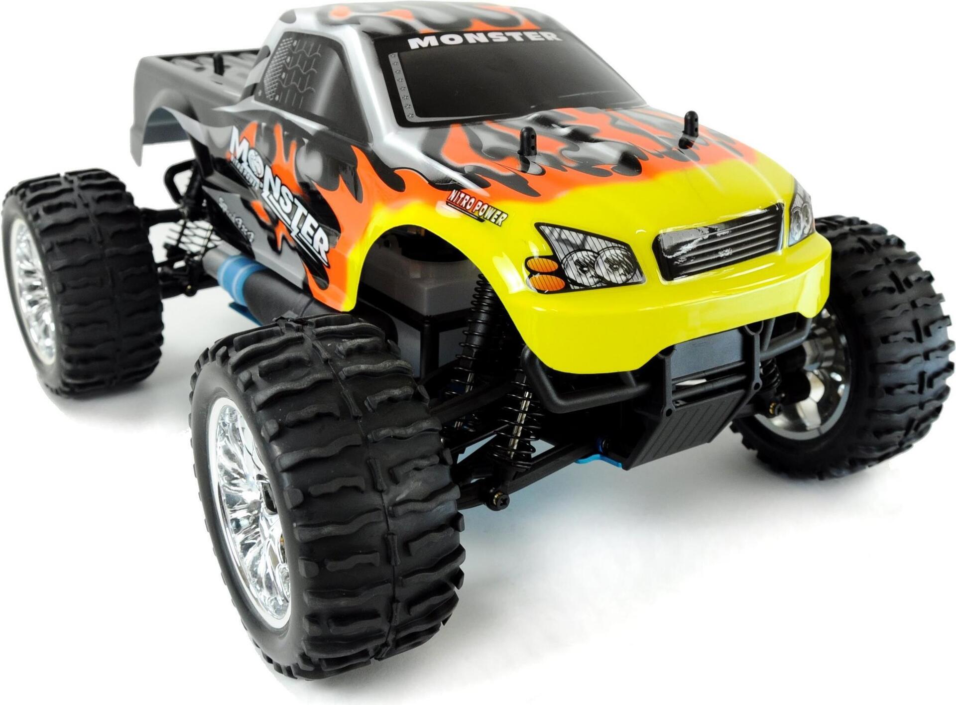 Amewi 22035 RC-Modellbau Landfahrzeug Elektromotor 1:10 Monstertruck (22035)