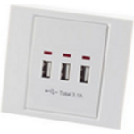 shiverpeaks BS60065 Steckdose USB Weiß (BS60065)