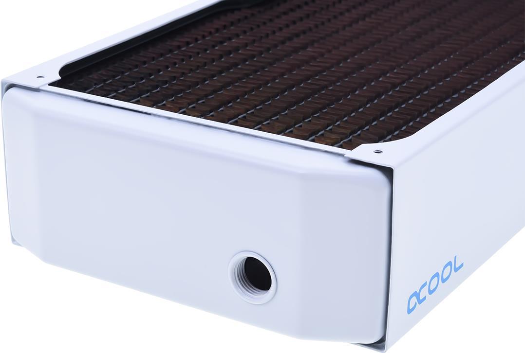 Alphacool NexXxoS UT60 Full Copper 420mm Radiator - White Special Edition (14208)