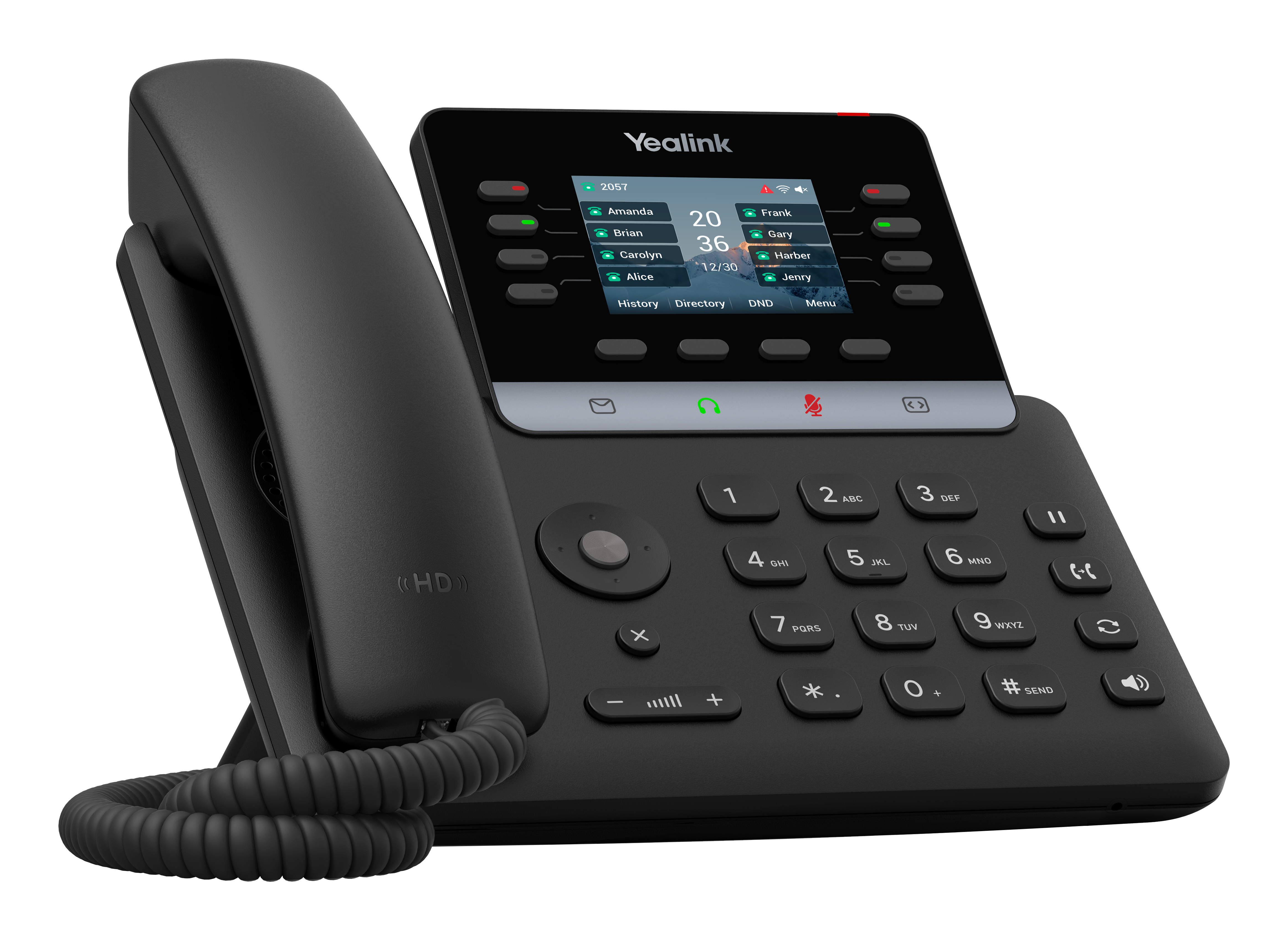 Yealink SIP-T73W VoIP-Telefon Schwarz
