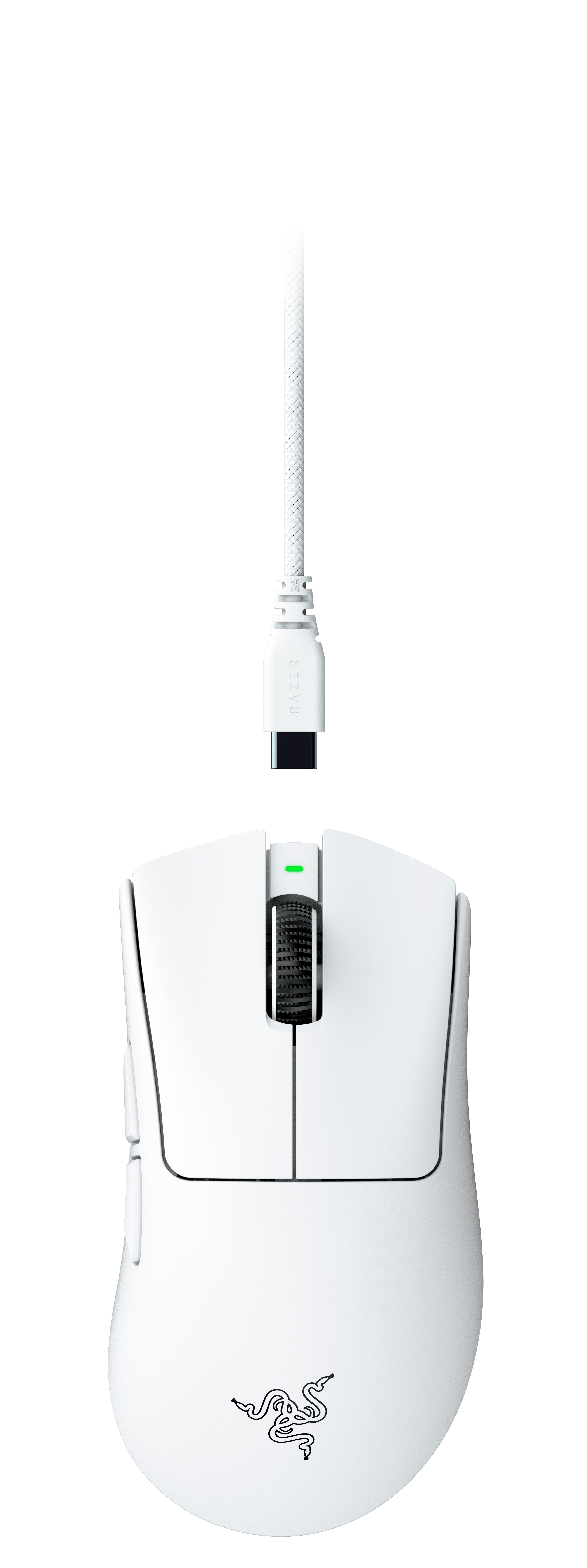 Razer DeathAdder V4 Pro Gaming-Maus 6 Tasten Weiß