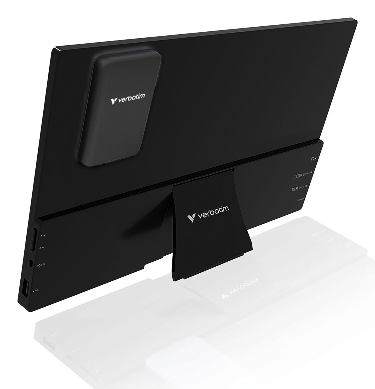 Verbatim Touch Monitor 13.3" Tragbarer IPS Monitor 1920 × 1200 Schwarz