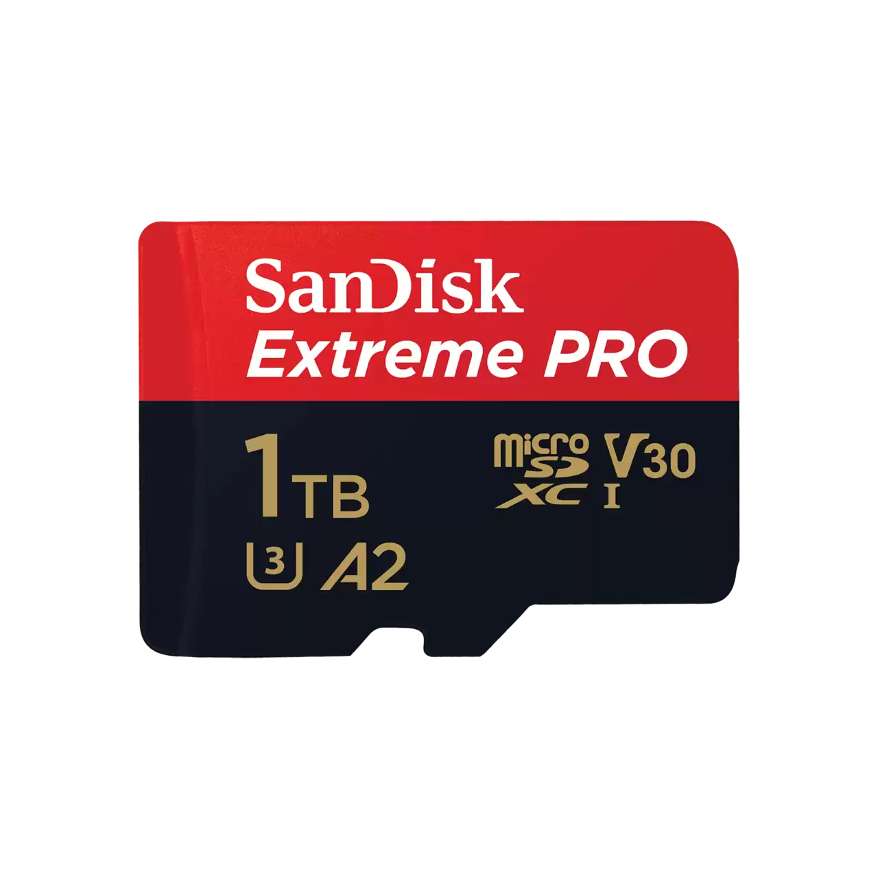 SanDisk Extreme PRO microSDXC UHS-I 1 TB Speicherkarte A2 V30 U3 bis 200 MB/s Schwarz/Rot