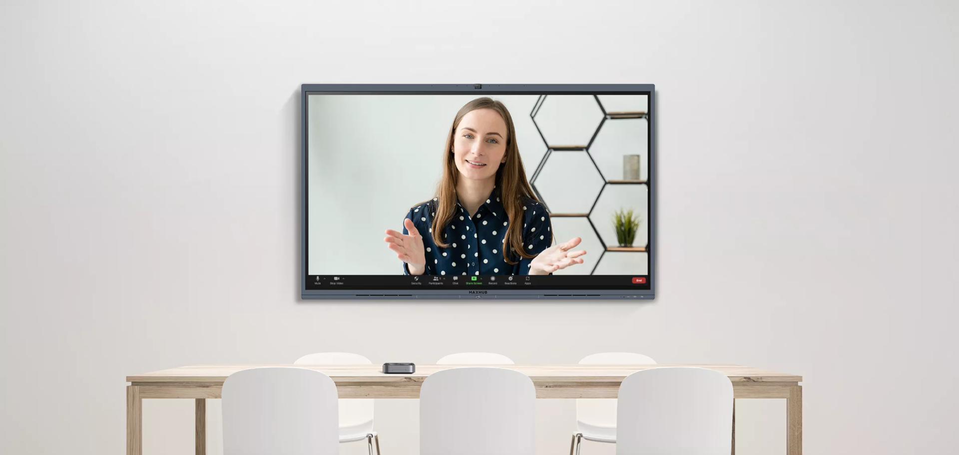 MAXHUB V6 C6530 Smart-Display 65" IPS 3840 x 2160 HDMI USB-C Schwarz