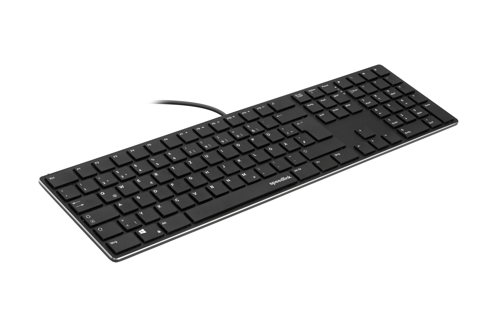 SPEEDLINK SL-640010-BK Tastatur USB Deutsch Schwarz