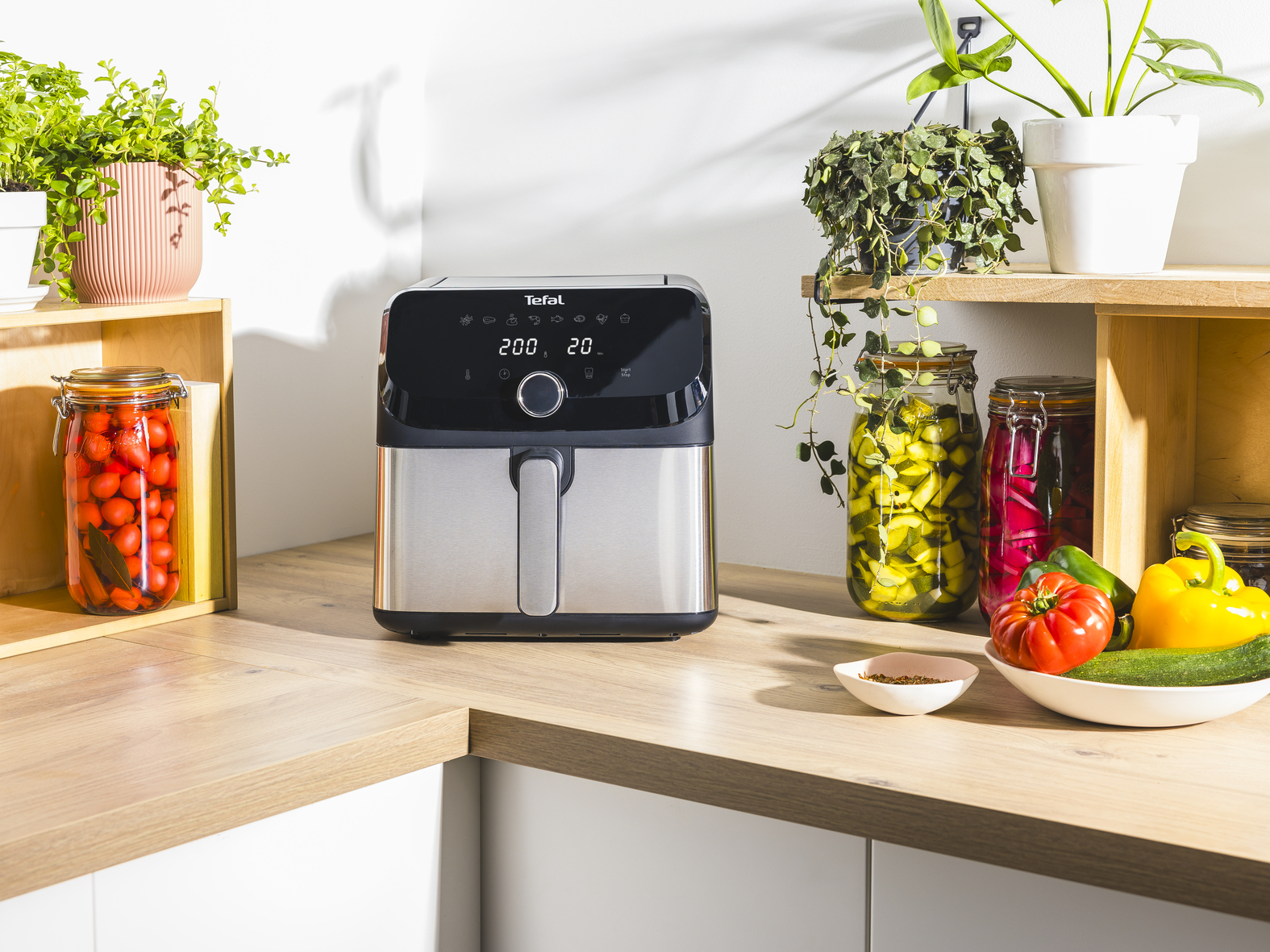 TEFAL Easy Fry Mega EY855D10 Heißluftfritteuse 7,5 l 2020 W Schwarz
