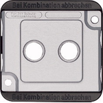 Merten 294660 Wandplatte/Schalterabdeckung Silber (294660)