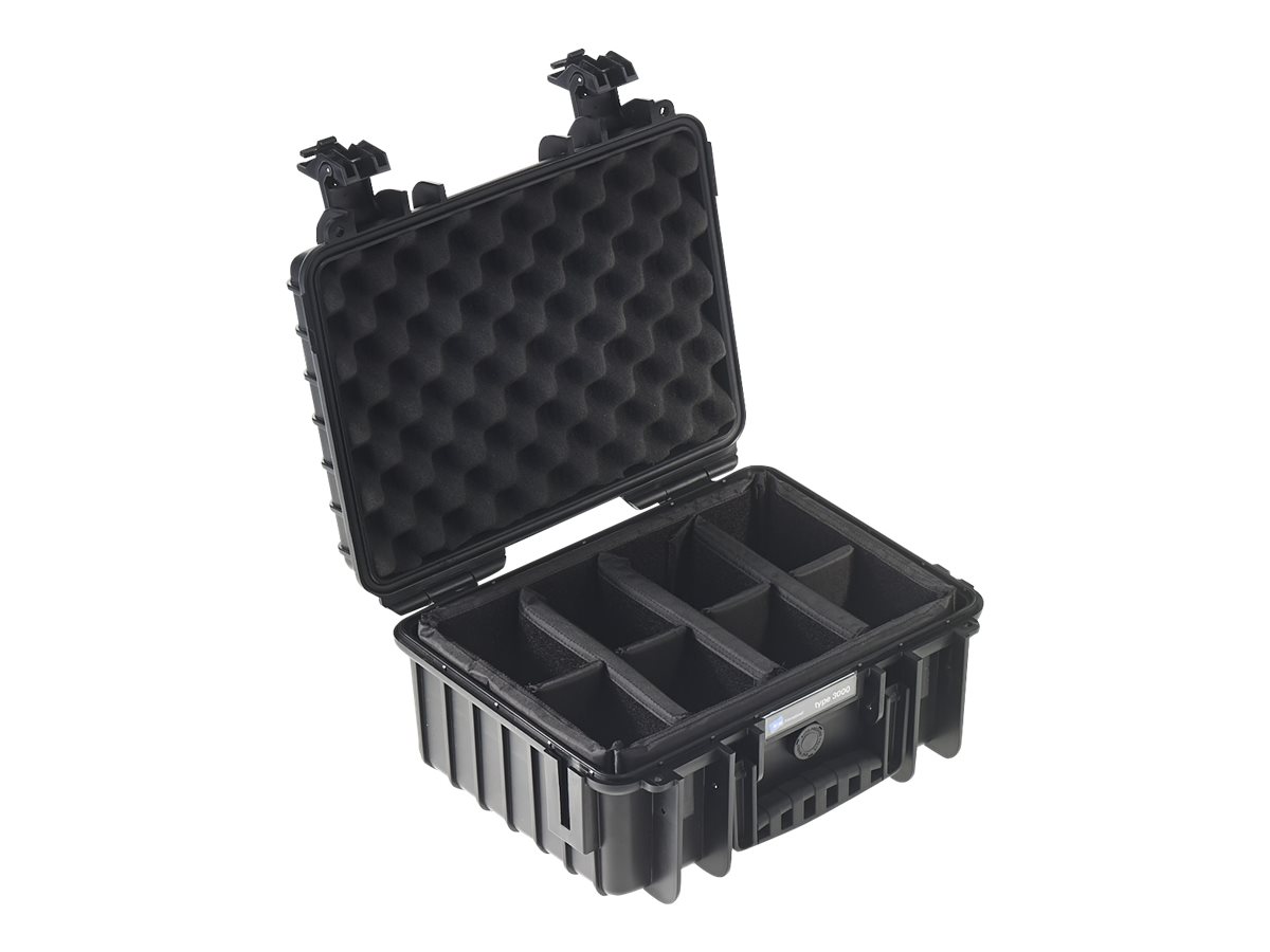 B&W outdoor.case Type 3000 Hartschalentasche Schwarz