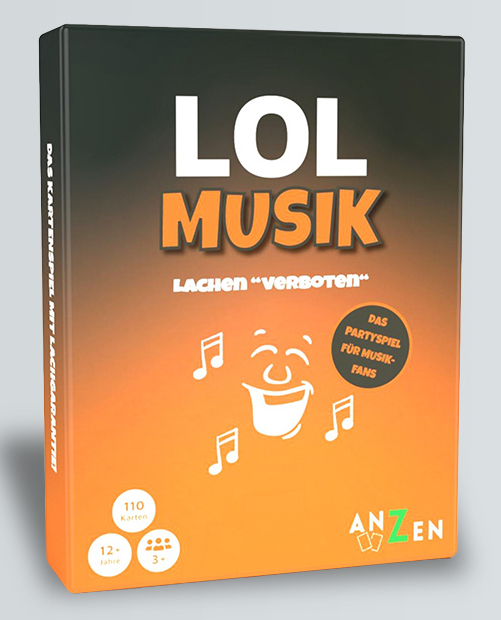 Anzen LOL MUSIK Lachen verboten – 110 Spielkarten, Mehrfarbig