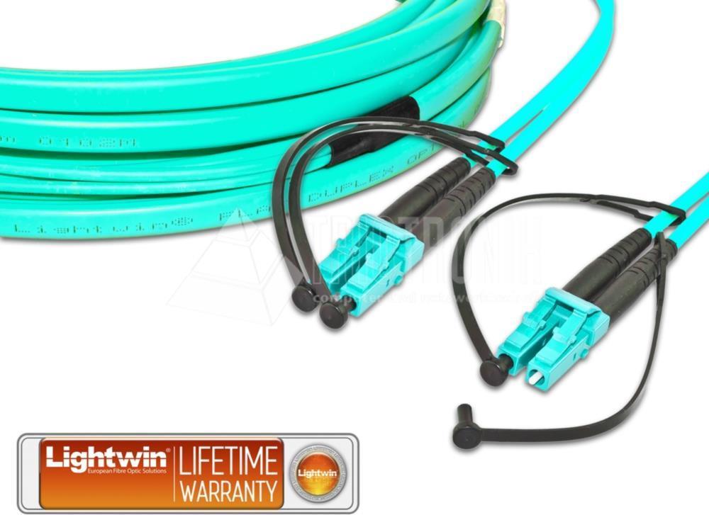 Lightwin LDP-50 LC-LC 10.0 OM3 FD Glasfaserkabel 10 m Aqua-Farbe (LDP-50 LC-LC 10.0 OM3 FD)