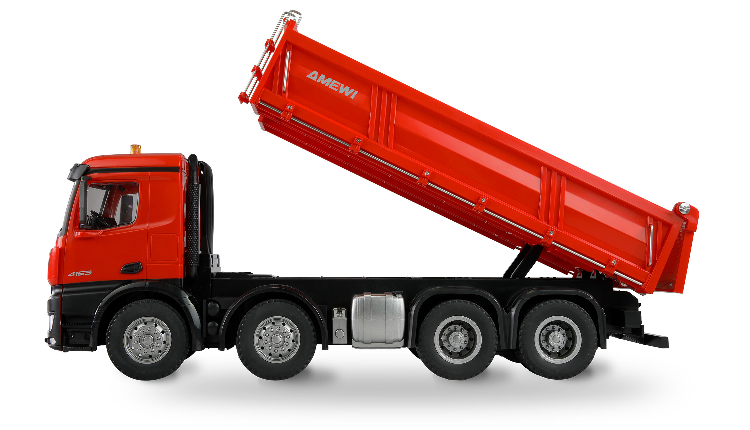 Amewi Arocs Muldenkipper 8x4/4 4WD 1:18 RTR Rot