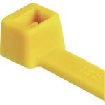 HellermannTyton Kabelbinder innenverzahnt T-Serie (L x B) 150 mm x 3.5 mm T30R-PA66-YE Farbe: Gelb 100 St. HellermannTyton (111-03006)