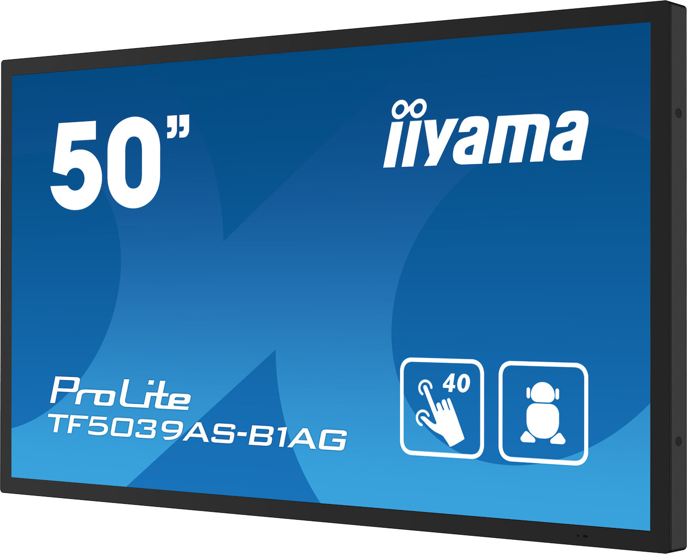 IIYAMA 125.7cm (49,5") TF5039AS-B1AG 16:9 M-Touch 2xHDMI+DP [Energieklasse F] (TF5039AS-B1AG)