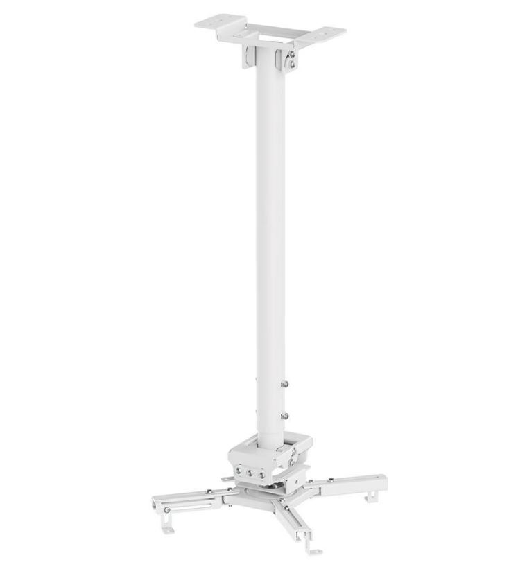 Neomounts CL25-550WH1 Beamer Deckenhalterung weiß höhenverstellbar 74,5-114,5 cm