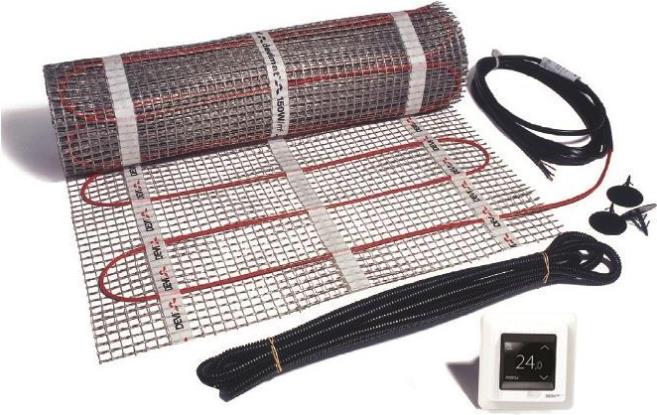 DEVI Dünnbettset 1-900W 140F0824 prof.l DTIF 6,0qm mit DEVIreg Touch 140F0824 (140F0824)