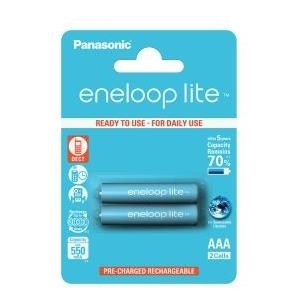 Panasonic eneloop lite BK-4LCCE - Batterie 2 x AAA NiMH 550 mAh (BK-4LCCE/2BE)