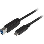 StarTech.com 2,0m 6 ft USB C to USB B Printer Cable (USB315CB2M)