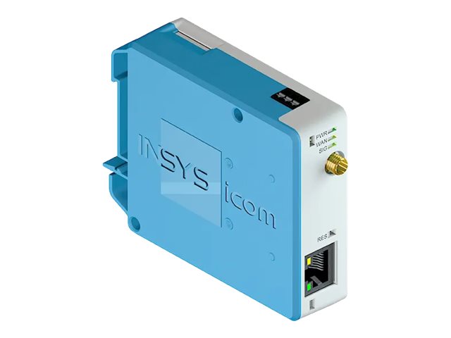 INSYS MIRO-L100 Mobilfunkrouter VPN 10,100 Mbit/s Blau,Weiß