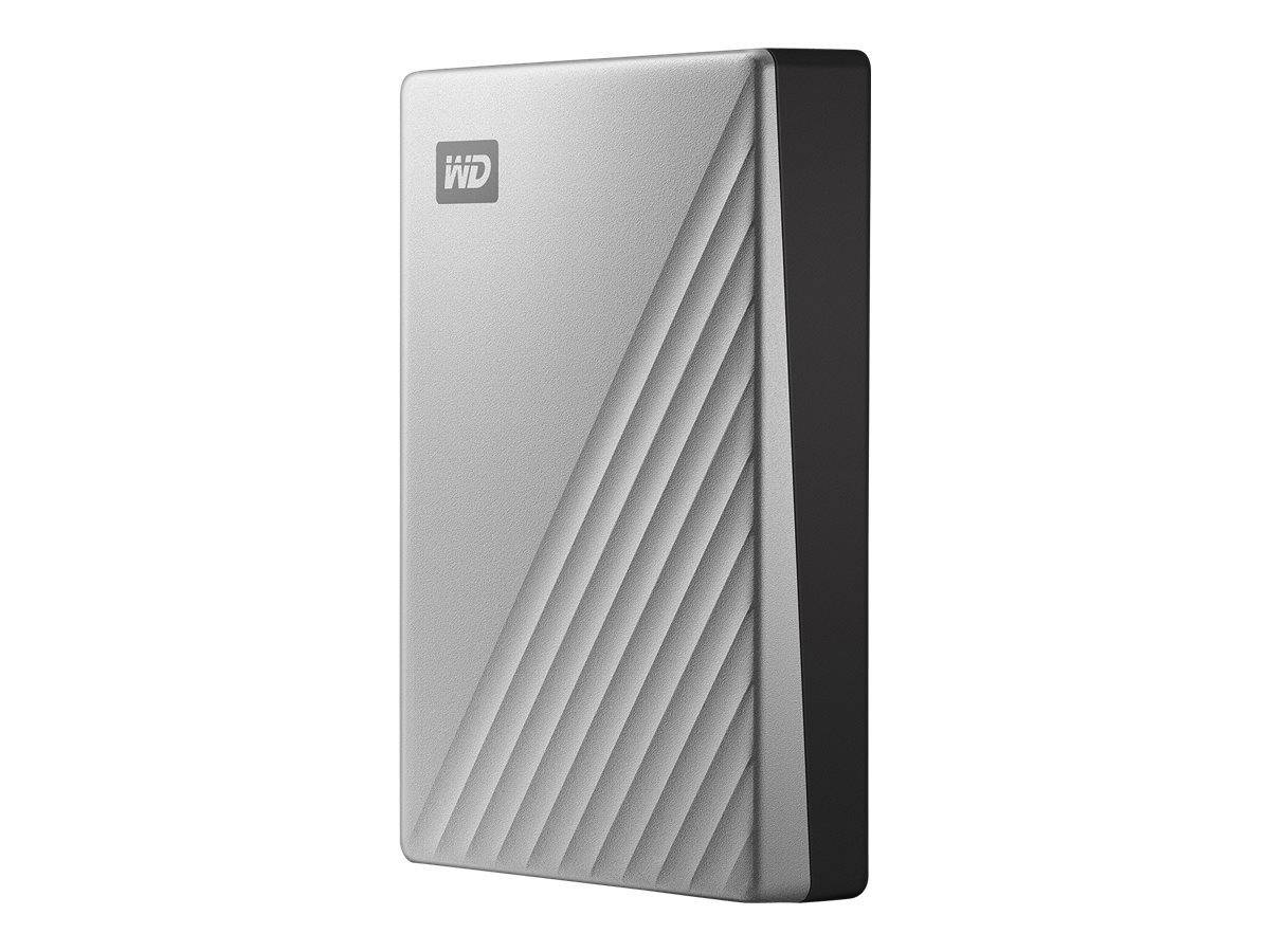 WD My Passport Ultra for Mac Externe Festplatte 4 TB USB-C Silber