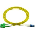 BlueOptics Duplex LWL Patchkabel, LC-UPC/SC-APC, 5 Meter, Singlemode E9/125Âµm, G.657.A1, OS2, Eingangsdämpfung: unter 0.2dB, Markenfaser, LSZH gelb, 2.0mm Tube, Keramik Ferrule, inkl. Messprotokoll (SFP3132BU5MS)