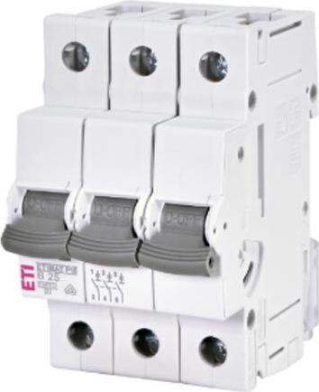 ETI Leitungsschutzschalter ETIMAT P10 3p B25 25A 10kA 415V AC/DC 50/60Hz