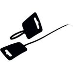 S/CONN maximum connectivity Kabelbinder 4,8 x 250mm, Euroloch und Beschriftungsfeld, schwarz, RAL 8022 --- VE 100 Stück --- (81980-S)