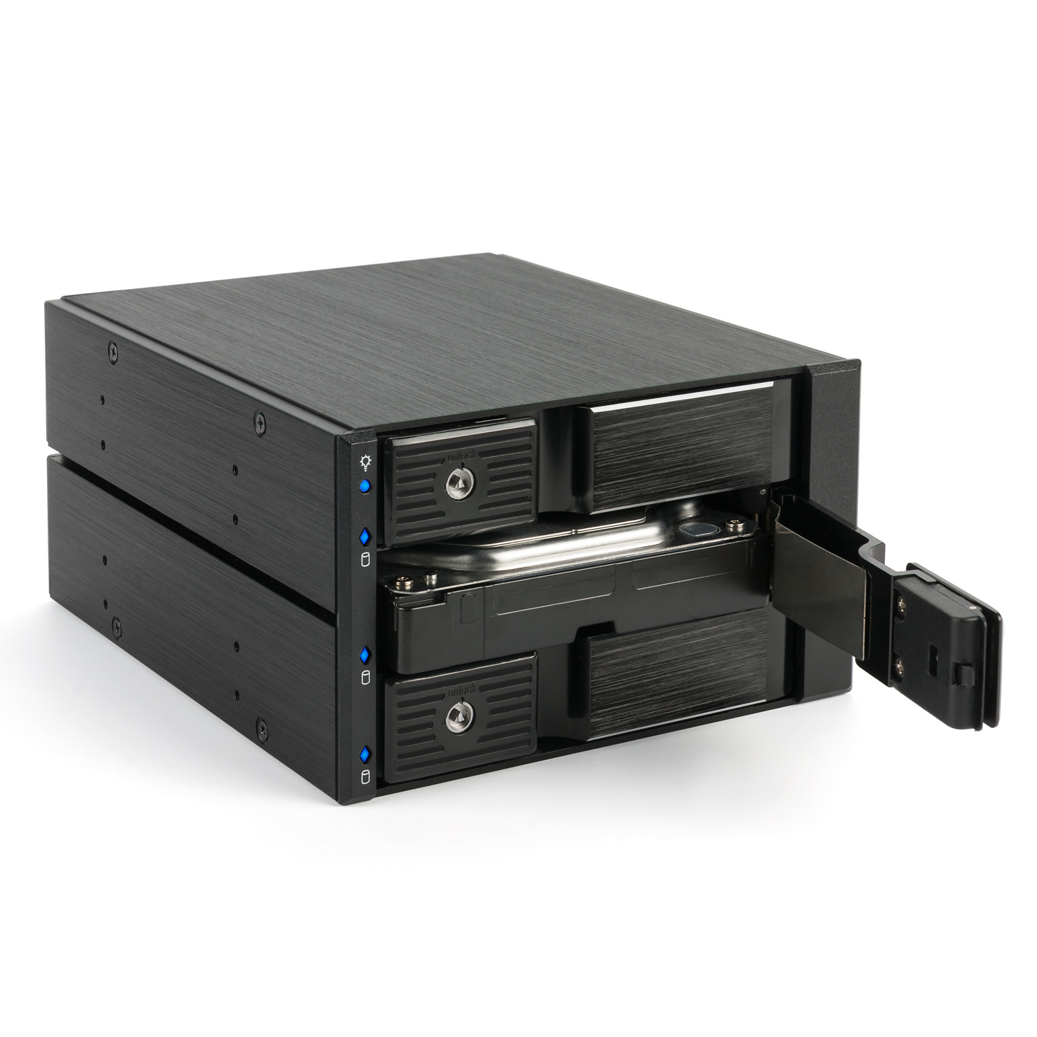 FANTEC BP-SA2131 3x 3.5" SAS/SATA Backplane Schwarz