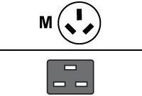 HP Stromkabel IEC 60320 C19 zu SAA AS 3112 (M) (8121-0917)